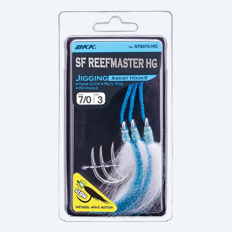 BKK Hooks SF Reefmaster HG Assist Hooks 2/0- 4Pk