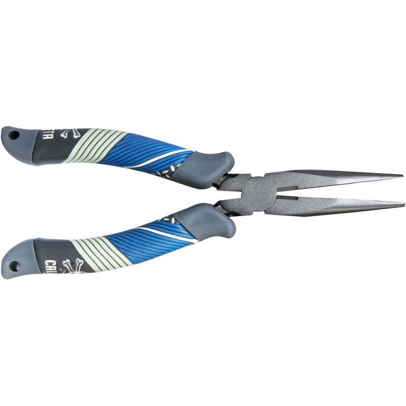 Calcutta Squall Torque Series Long Nose Pliers with CR Finish, 8″