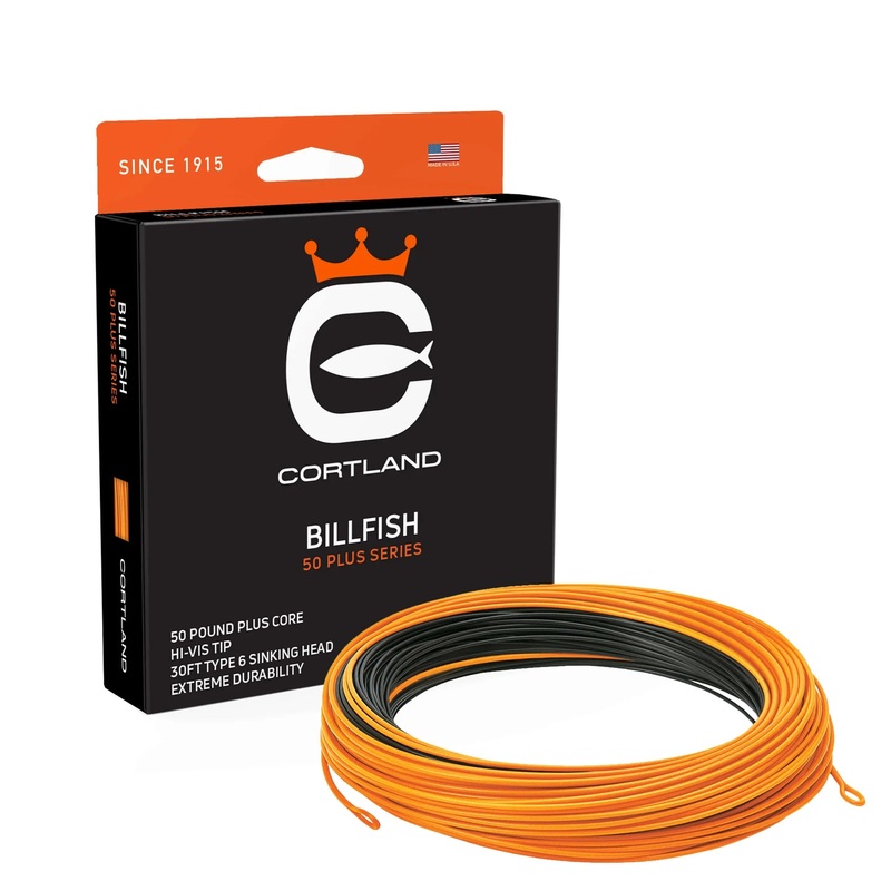 Cortland 50+ Billfish Fly Line 600 grain – sink 6