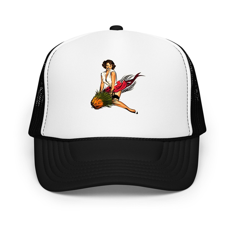Musky Fool Penny Foam Trucker Hat