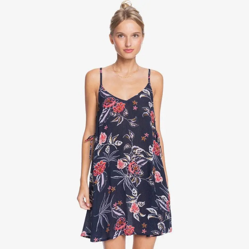 ROXY BEACHY VIBES DRESS BLACK XS