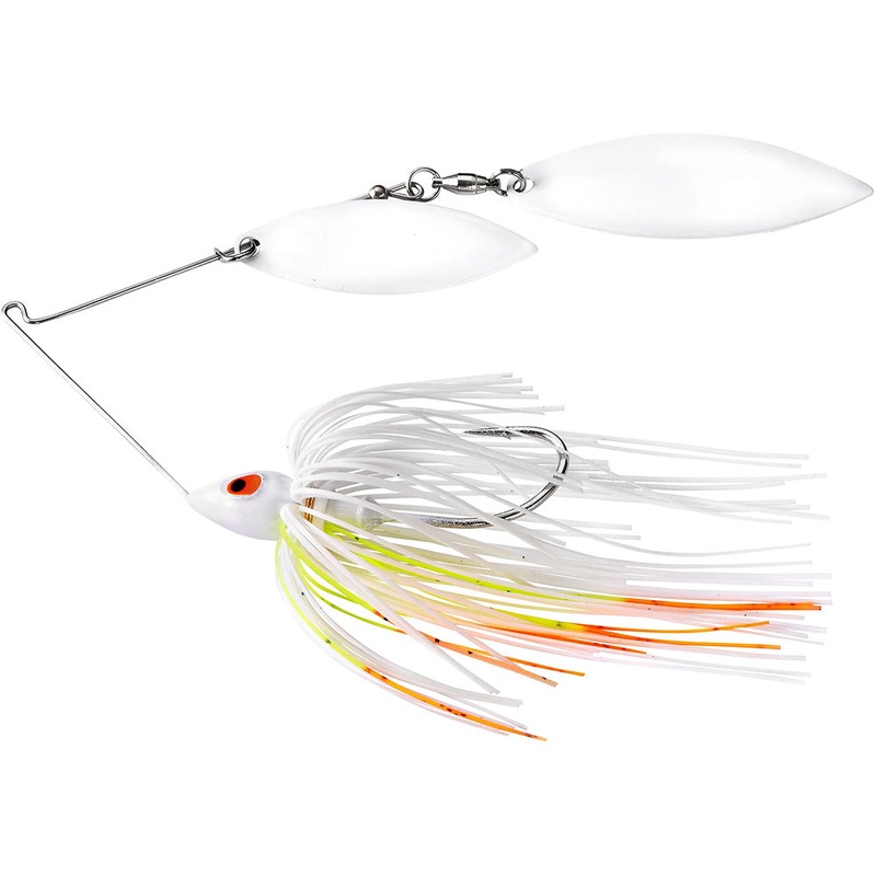 War Eagle Painted Head Nickel Frame Double Willow Spinnerbait – 1/2 oz Chartreuse 1/2 oz