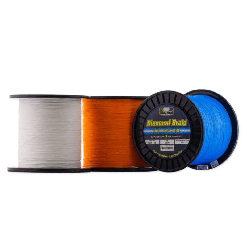 DIAMOND BRAID G3 HOLLOW CORE 3000YDS WHITE 100LB