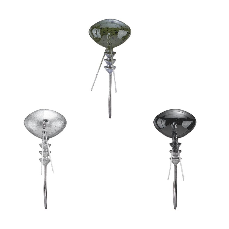 6th Sense Divine Weedless Ned Football Head Divine Ned Head (1/8oz. – 1/0 – 4pk) Black