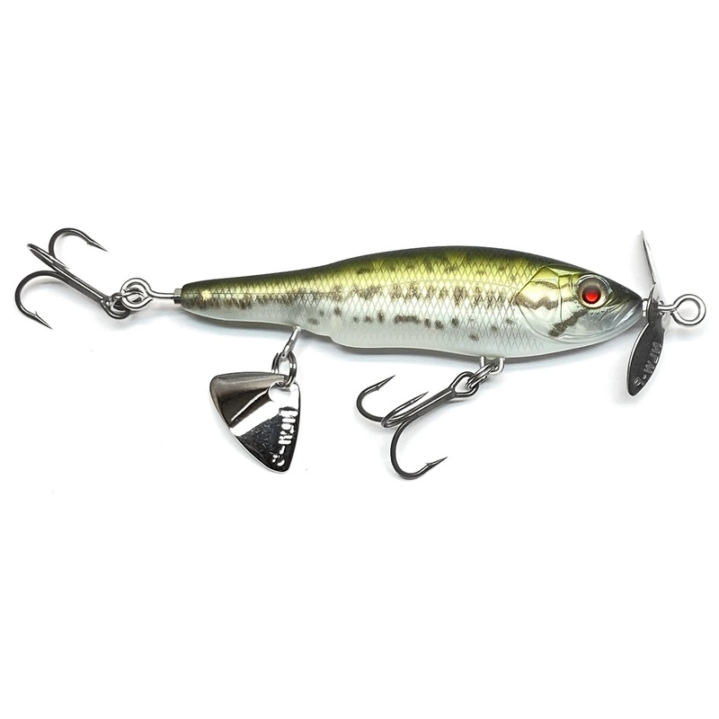 NISHINE BABY ABINO 70F PROPBAIT Juvenile Largemouth