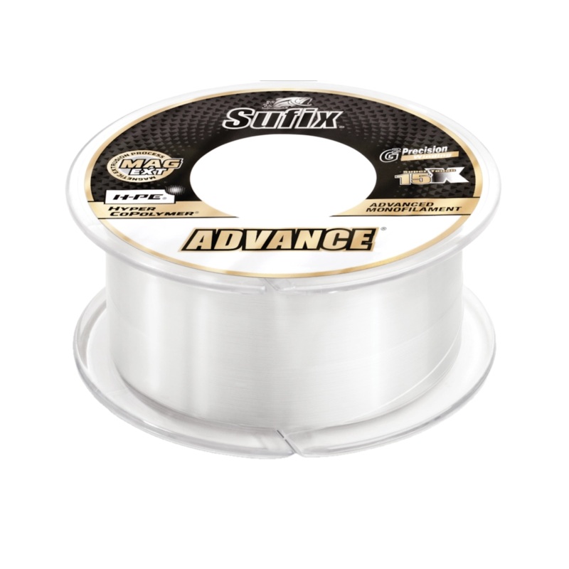 Sufix Advance Monofiliment Fishing Line, 8lb Test, 330 Yd Spool