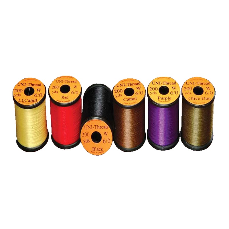 UNI 6/0 Waxed Thread Multiple Colors Red