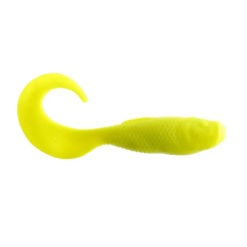 BERKLEY GULP 4″ SWIMMING MULLET 10 PACK CHARTREUSE