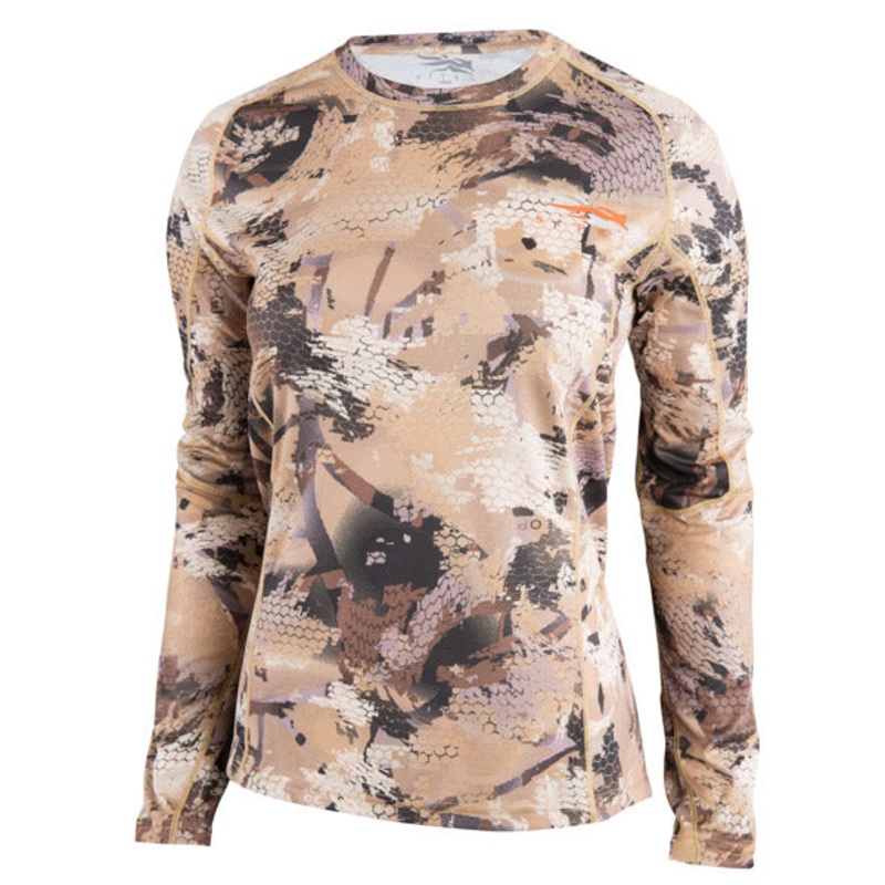 Sitka Womens Core Lightweight Crew LS – Waterfowl Marsh Waterfowl Marsh S