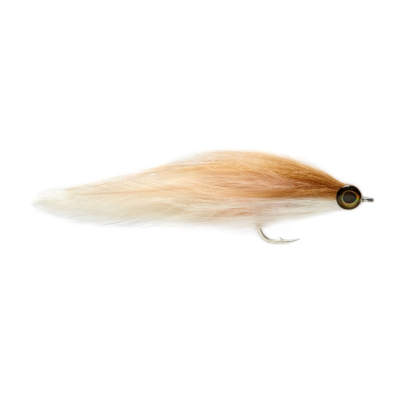Fulling Mill T2 Brushy Fly Tan & White 4/0