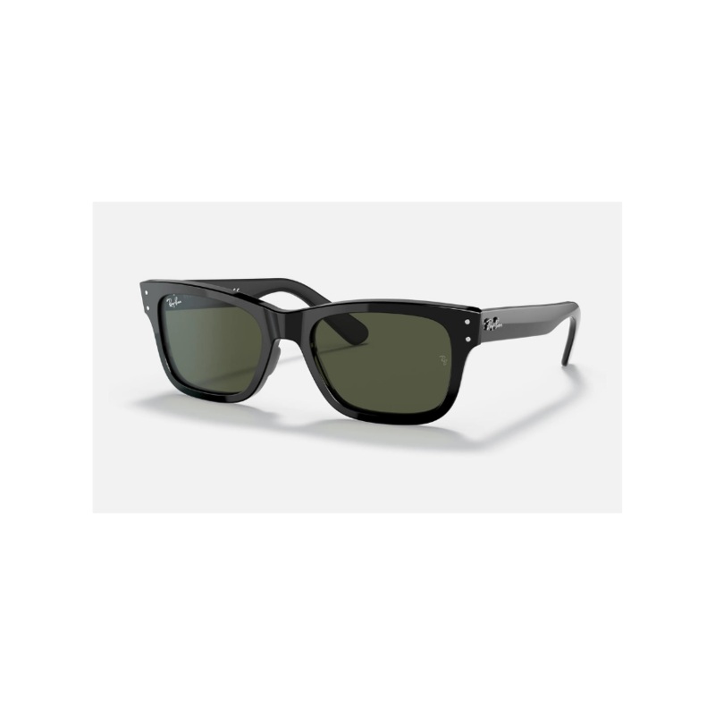 RAY-BAN RB2283 BURBANK POLORIZED SUNGLASSES BLACK GREEN