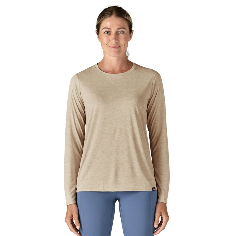Patagonia W’s L/S Capilene Cool Daily Shirt Viking Blue – Navy Blue X-Dye / VKNX XXS
