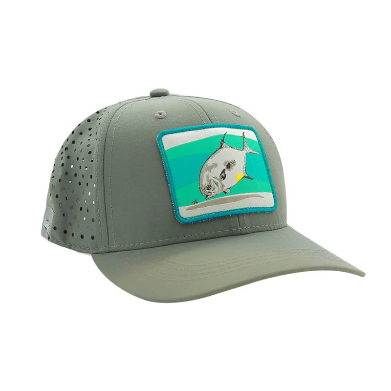 Rep Your Water – Flats Permit Performance Standard Fit Hat Sage Green