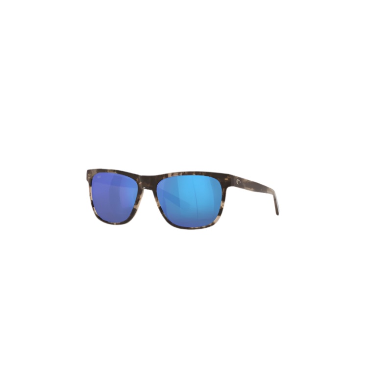COSTA APALACH POLARIZED SUNGLASSES SHINY BLACK KELP BLUE MIRROR GLASS (580G)