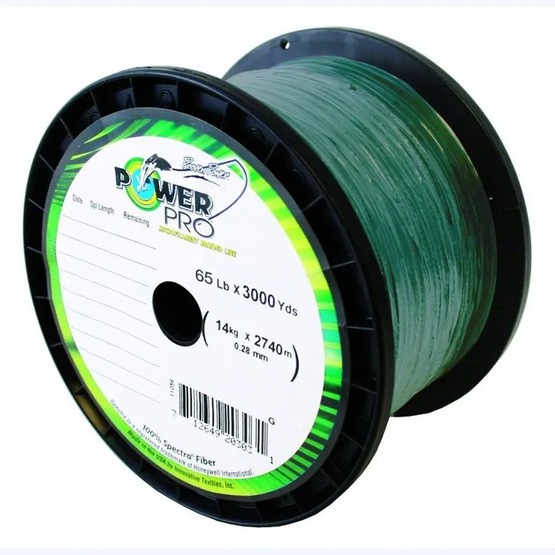 POWER PRO BRAID 3000YDS MOSS GREEN 50LB