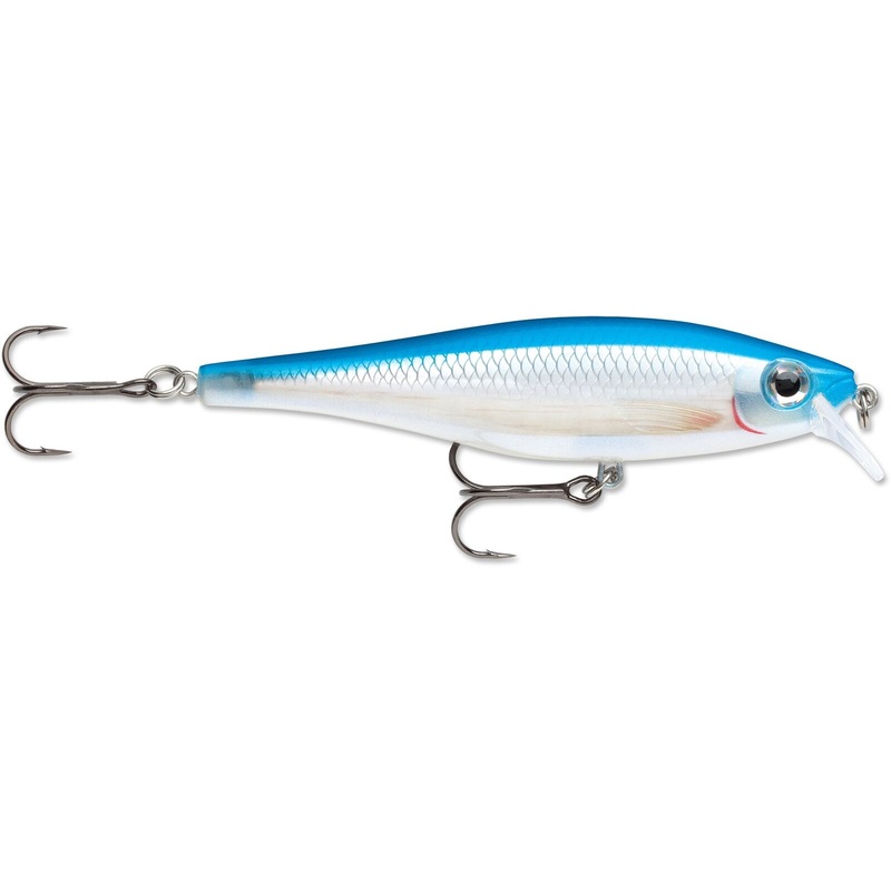 Rapala BX Minnow Jerkbait, Floating (4″, 3/8oz, Assorted Colors) Blue Pearl