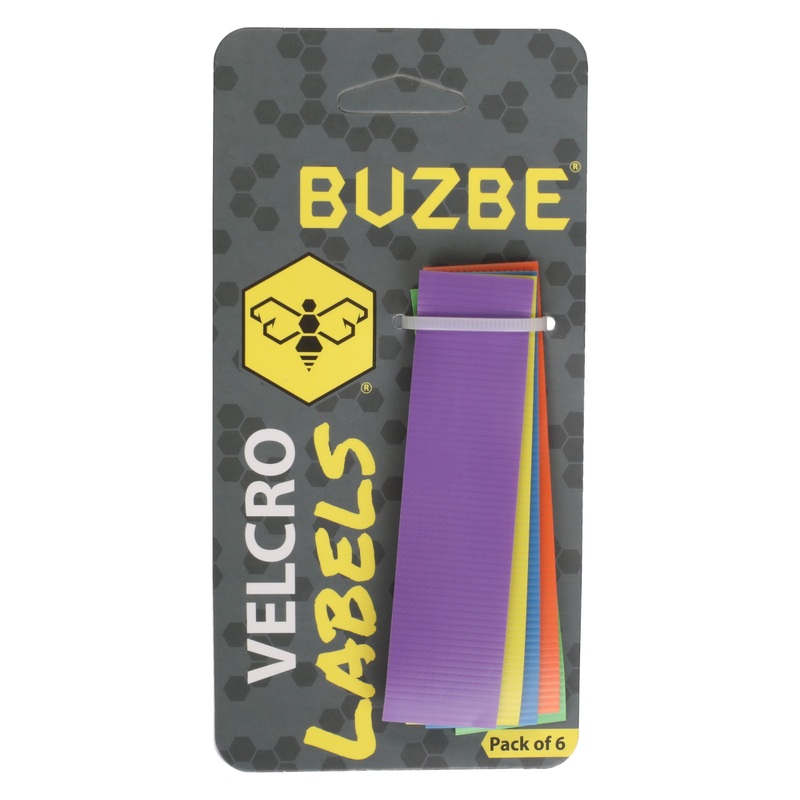 Velcro Labels – Pack of 6 – Large Color Rush