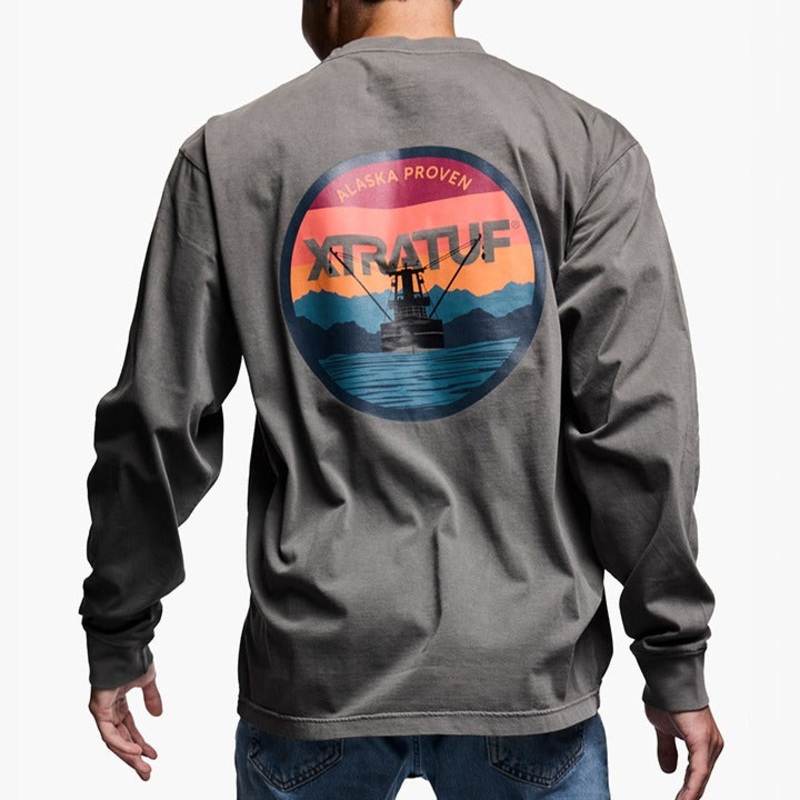 Xtratuf Long Sleeve Tee Dark Shadow Dark Shadow Medium