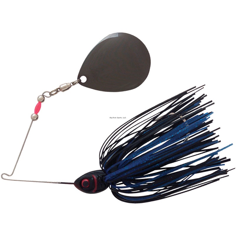 Booyah Moon Talker Spinnerbait Black/Blue 1/2oz