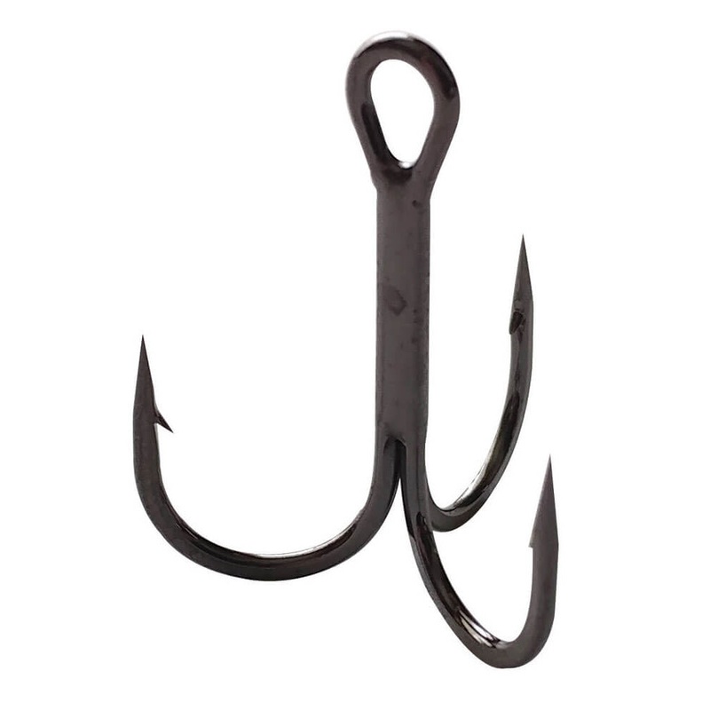 GAMAKATSU ROUND BEND TREBLE Nickel Size 8