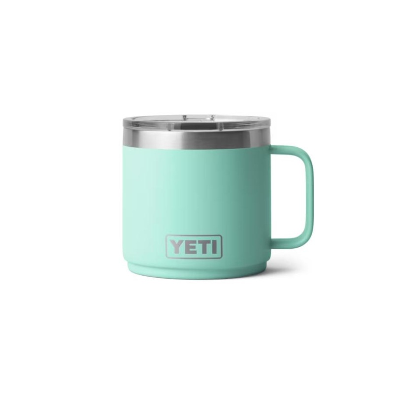 YETI RAMBLER 14 OZ MUG 2.0 WITH MAGSLIDER LID SEAFOAM