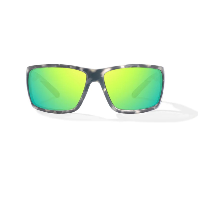 Bajio – Bales Beach – Sunglasses – Gray Rock/Green Mirror/Glass Gray Rock Matte Green Mirror Glass/Large