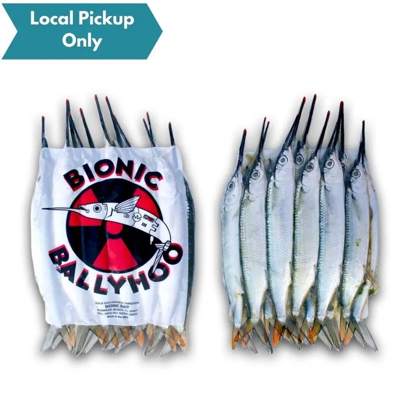 BIONIC BAIT FROZEN UNRIGGED MEDIUM BALLYHOO 12 PACK