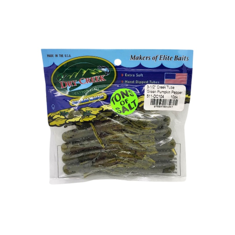 Dry Creek 201-DC104 Single Tail Money Grubber Curltail Grub, 4″