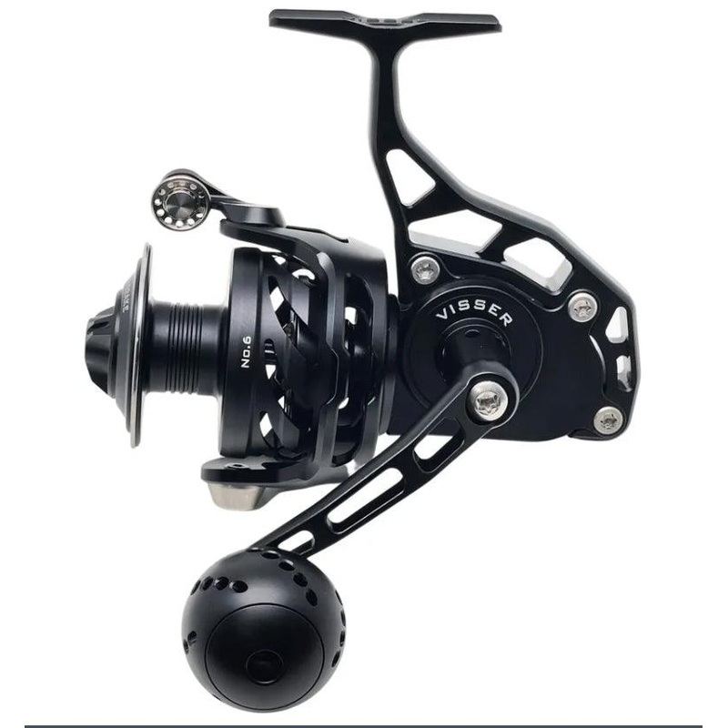 Visser Piermaster Bail-Less Spinning Reels PM 6B Black