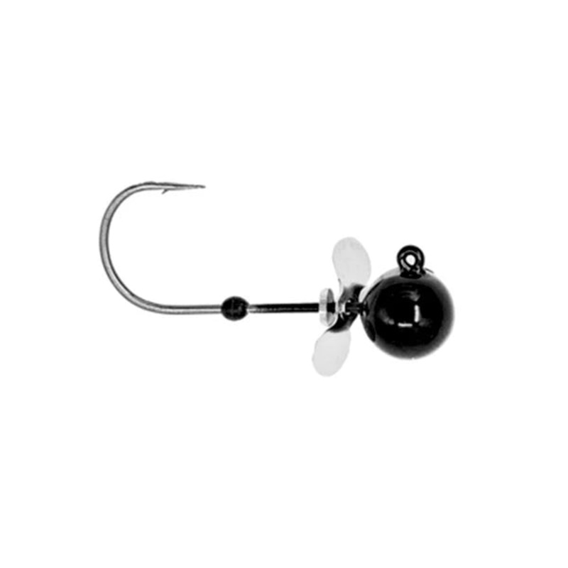 BASSMOOCH TUNGSTEN PROP HEAD 2PK 1/8oz-2/0