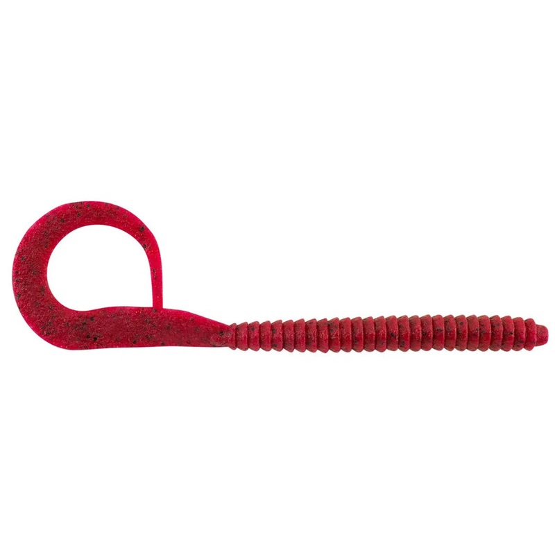 BERKLEY POWERBAIT MAXSCENT KINGTAIL WORM Cherry Seed