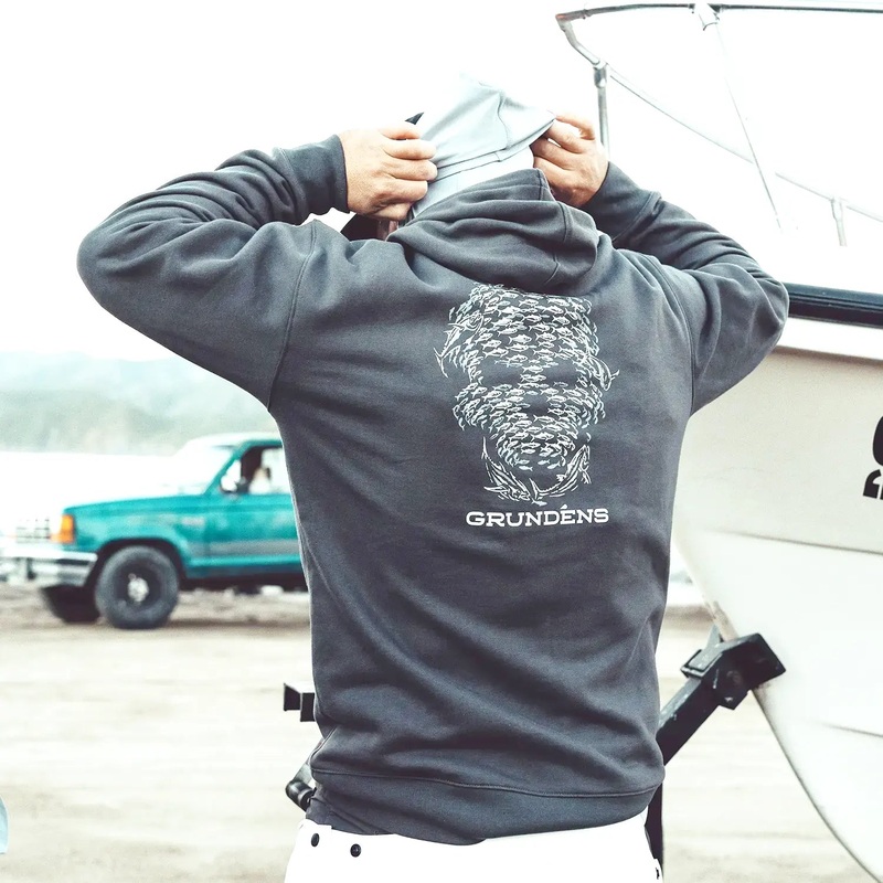 Grundens M’s Bait Ball Hoodie Anchor S