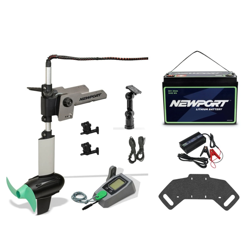 RVR119 Stern Newport NK300 + 36V 40AH Battery Motorization Kit