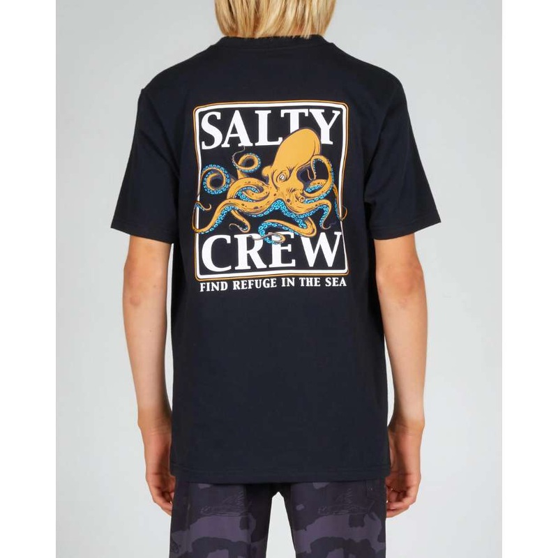 SALTY CREW INK SLINGER S/S BOYS TEE BLACK S