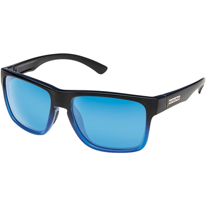 Suncloud Rambler Sunglasses Frame: Black Blue Lens: Polarized Blue Mirror