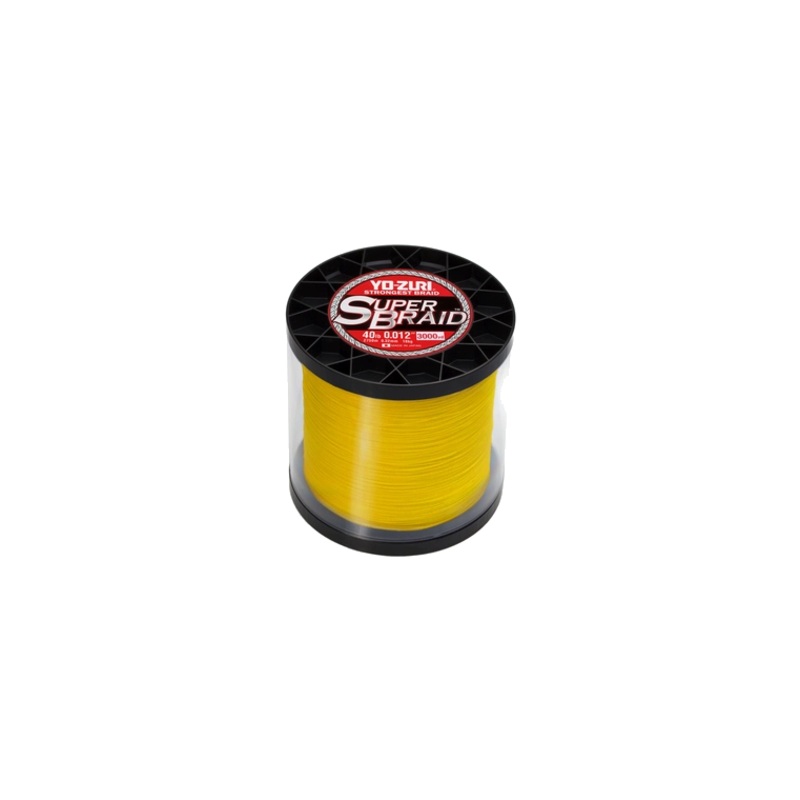 Yo-Zuri SuperBraid Braided Line, 3000yd, High VIS Yellow 30lb