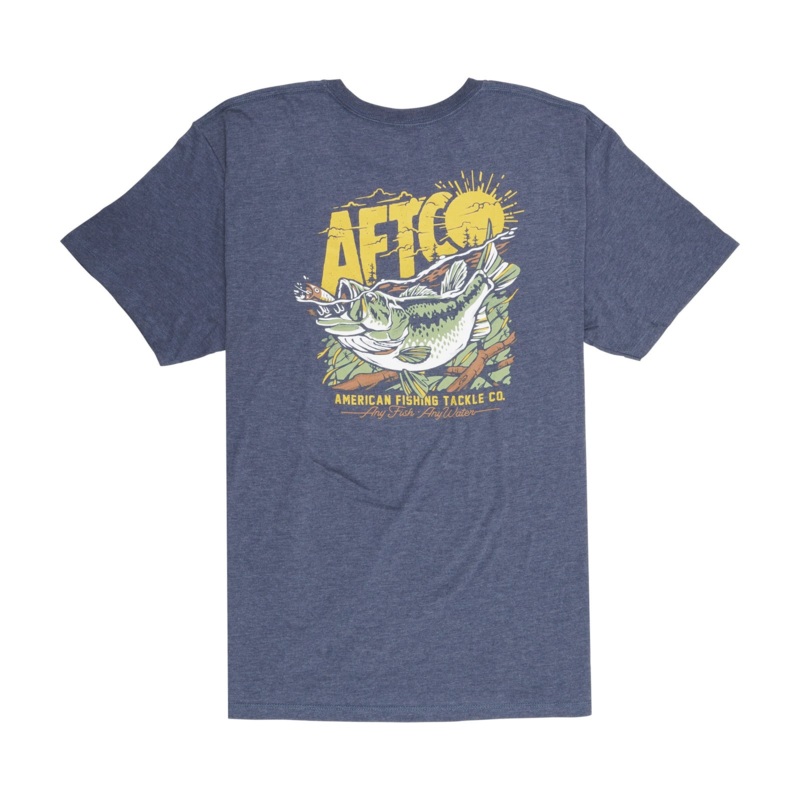 AFTCO SHELTER TEE Midnight Heather Medium