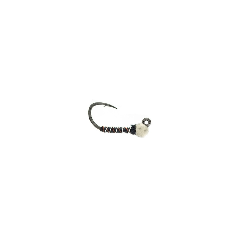 Montana Fly Company Cross Fit Zebra Midge (3-Pack) 18 / 2.8mm Black