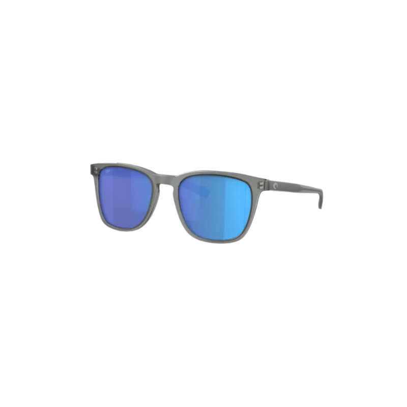 COSTA SULLIVAN POLARIZED SUNGLASSES 223 SHINNY BLACK KELP BLUE MIRROR GLASS (580G)