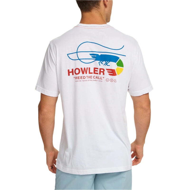 Howler Brothers Cotton T – Skrimp : Vintage White Skrimp : Vintage White S
