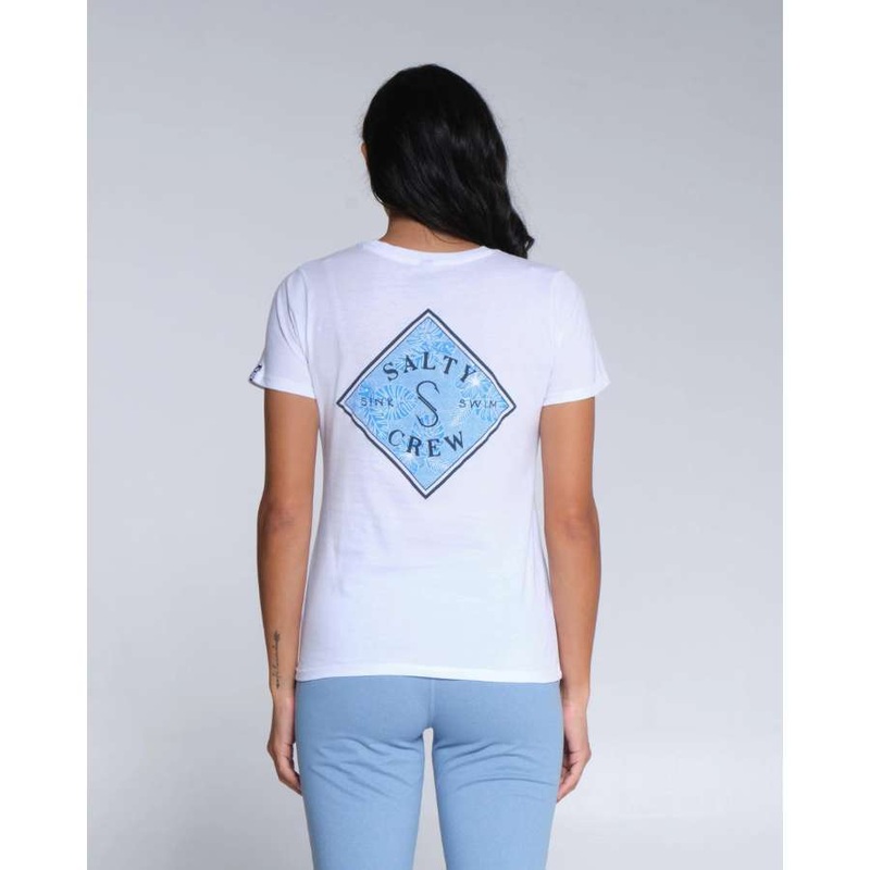 SALTY CREW MAHI TIPPET CLASSIC TEE WHITE L