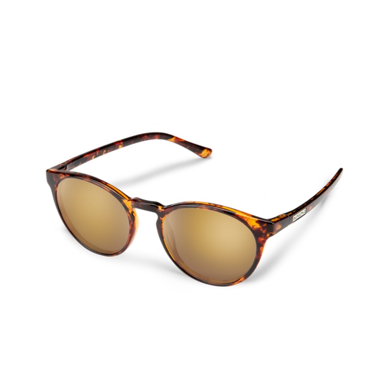 Suncloud Metric Sunglasses Frame: Tortoise Lens: Polarized Sienna Mirror