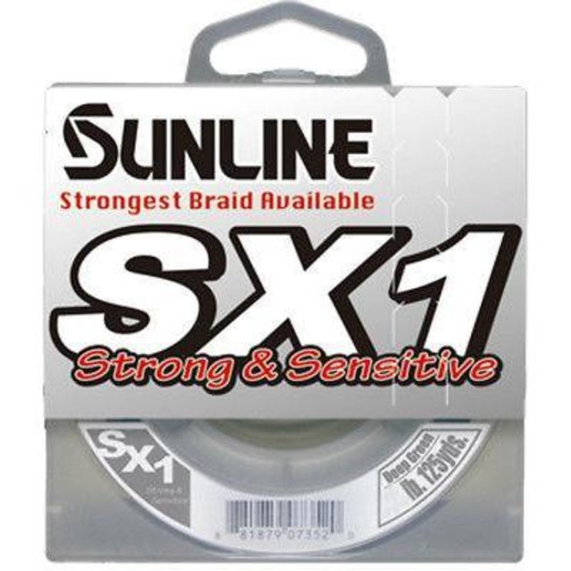 Sunline Sx1 Braid Green 125 Yards 10 pound