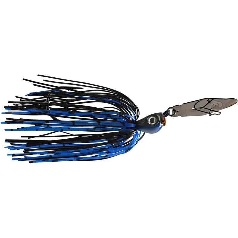 1st Gen Fishing Copperhead Bladed Jig Black Blue 1/2 oz