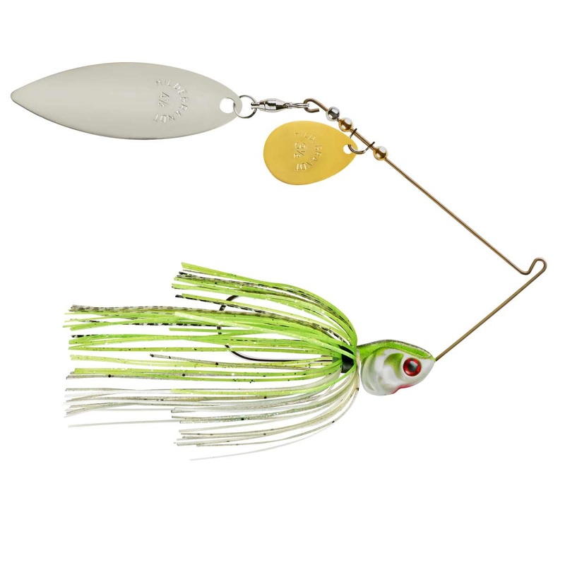 Booyah J.C. Covert Spinnerbaits – Colorado/Willow Blades 1/2oz JC Special-Gold
