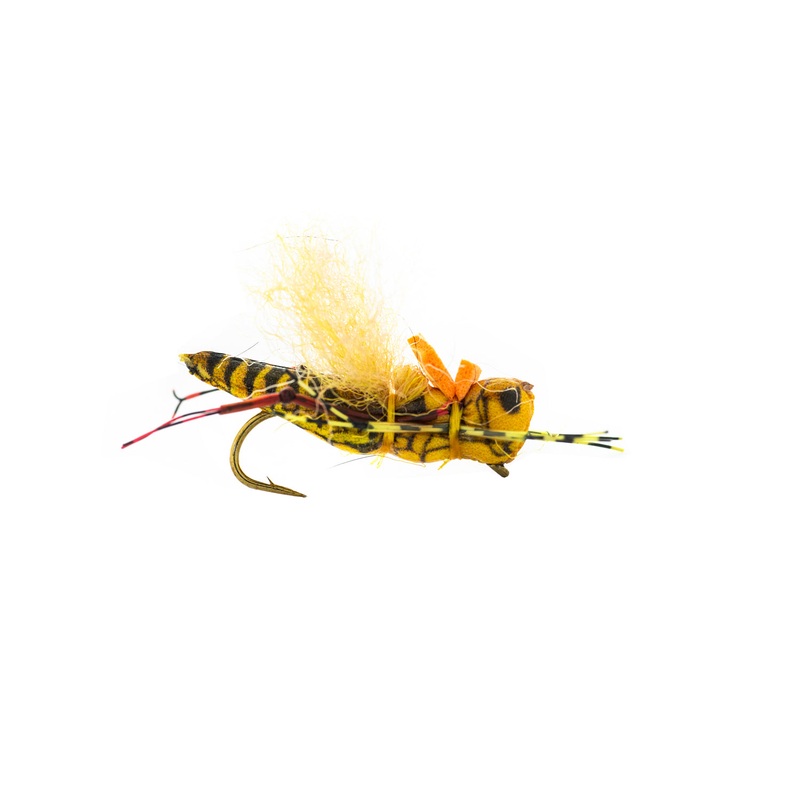 Montana Fly Company KK’s Henneberry Hopper – Yellow (3-Pack) 10 Yellow
