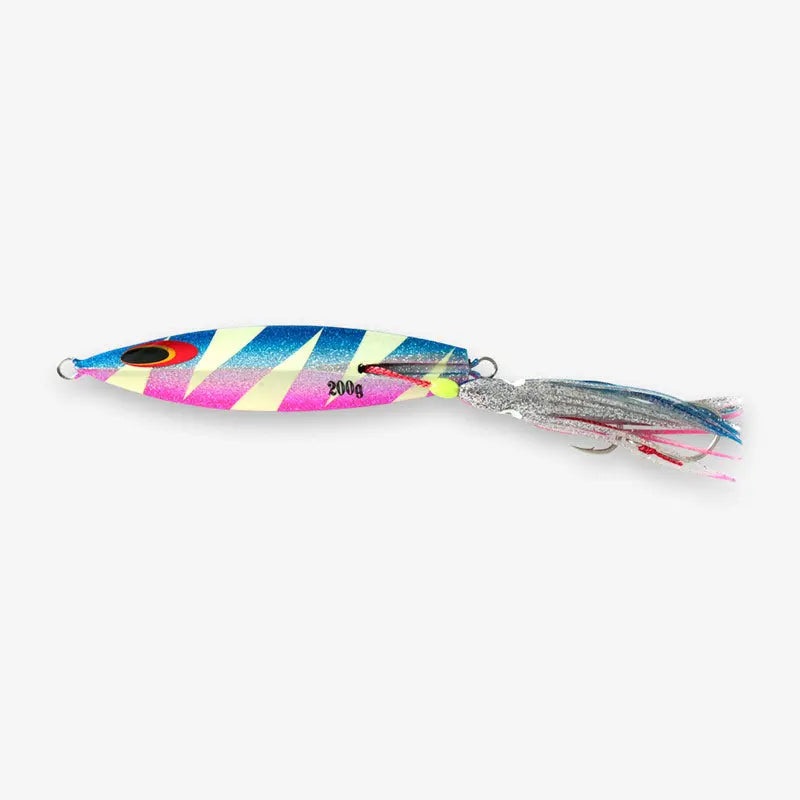SEA FALCON DRAIN INCHIKU JIG 05 LIGHTNING GLOWING RED 300G