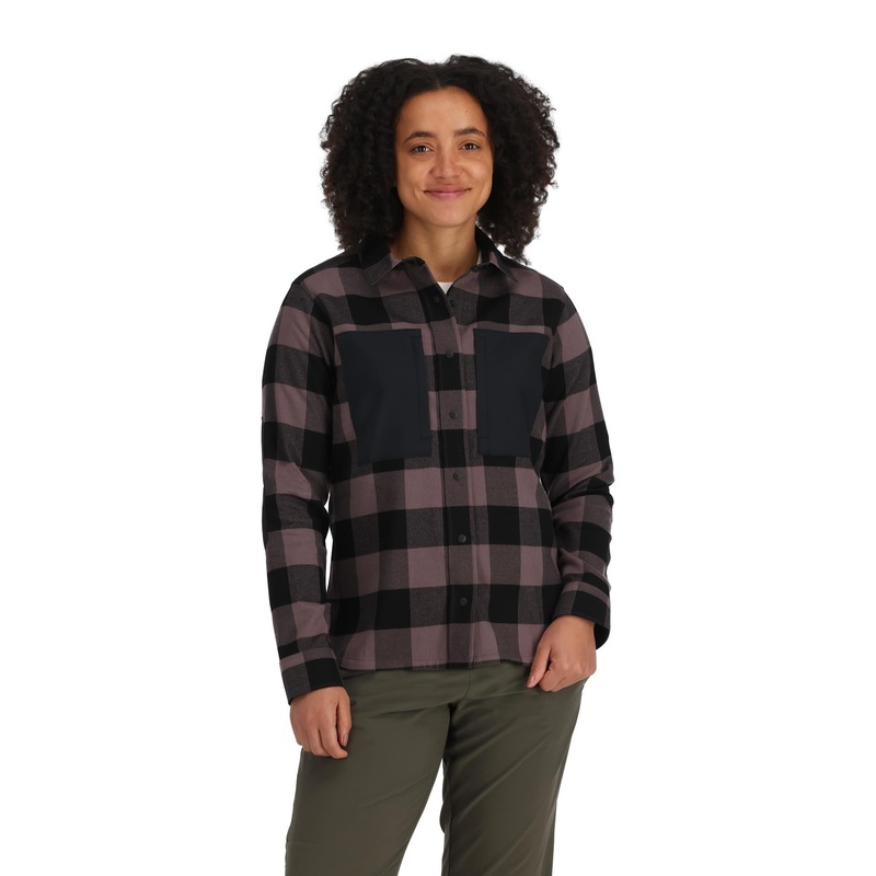 Simms W’s Guide Flannel Grayling Buffalo XS