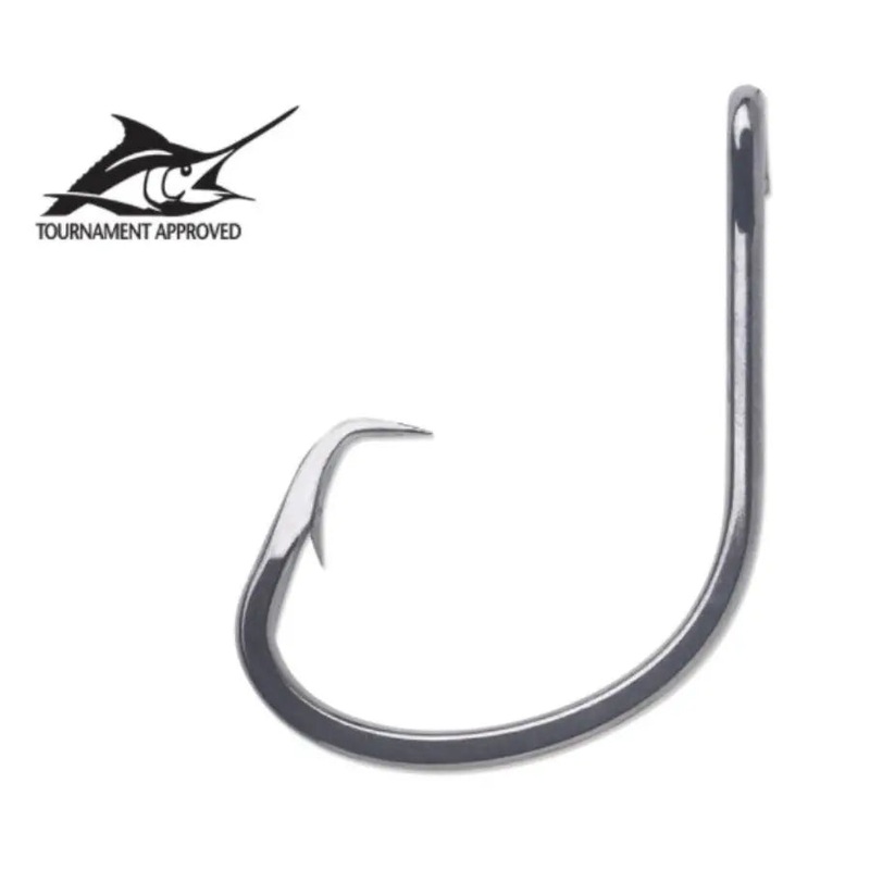 VMC 8386 TOURNAMENT CIRCLE CB- COASTAL BLACK 6/0 6pk