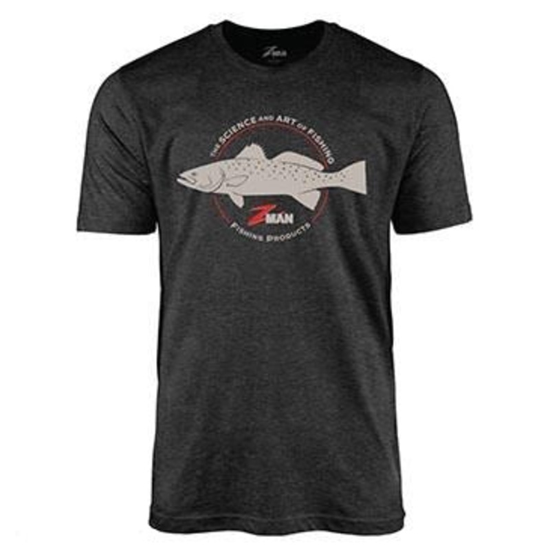 Z-Man SpeckZ Logo TeeZ Short Sleeve T-Shirt Charcoal Gray Small